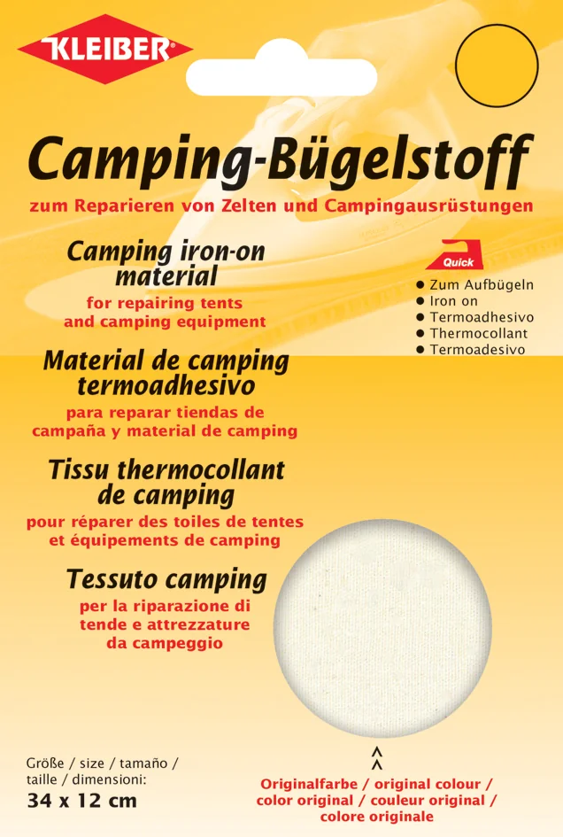 KLEIBER Tissu thermocollant de camping, anthracite - OEM 38008