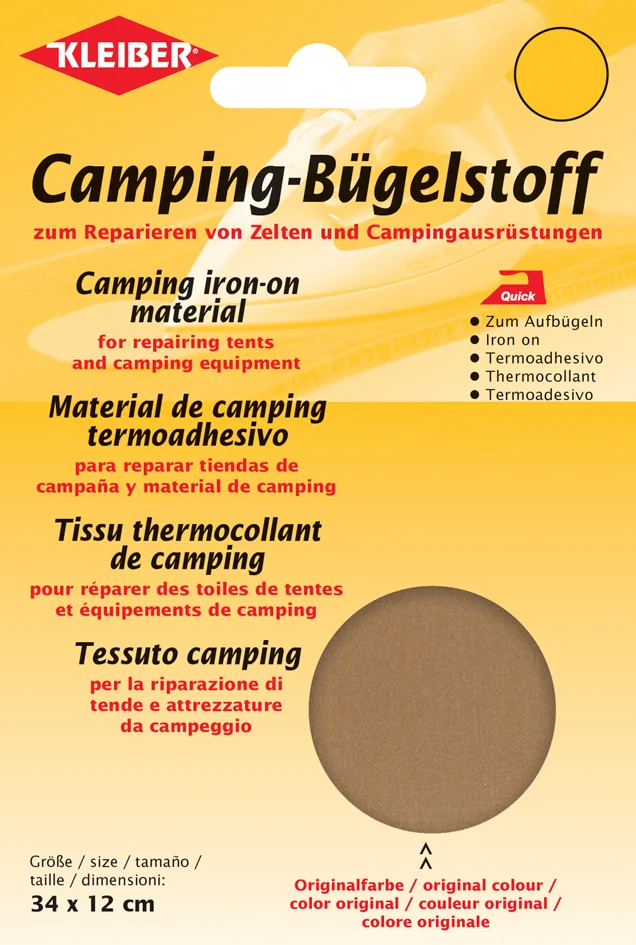 KLEIBER Tissu thermocollant de camping, anthracite - OEM 38008 – Image 2