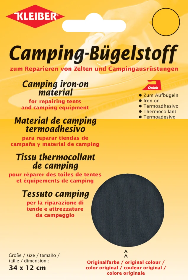 KLEIBER Tissu thermocollant de camping, anthracite - OEM 38008 – Image 3