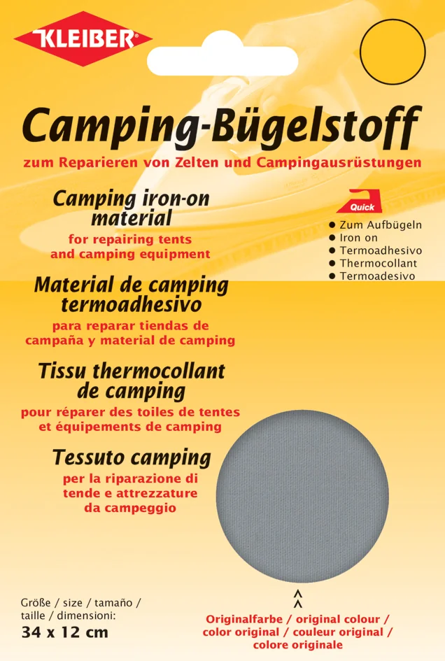 KLEIBER Tissu thermocollant de camping, anthracite - OEM 38008 – Image 4