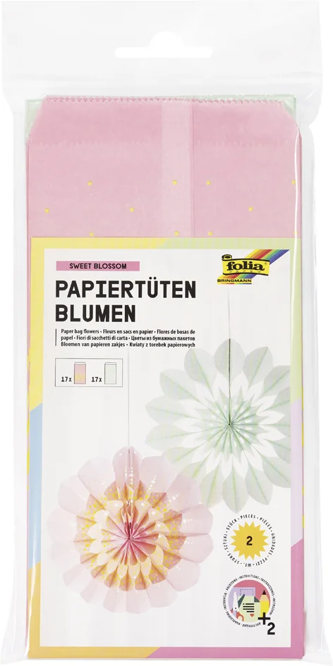 folia Sachets en papier fleurs DAISY LOVE - OEM 21912