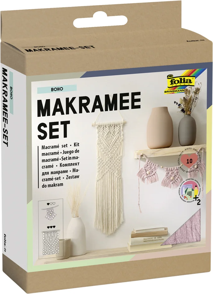 folia Kit macramé BOHO, 10 pièces - OEM 23719