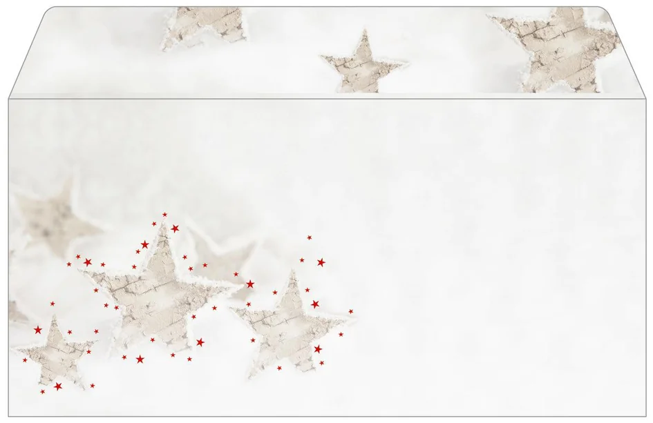 sigel Enveloppe à motif de Noël 'Rustic White', DL - OEM DU673 – Image 2