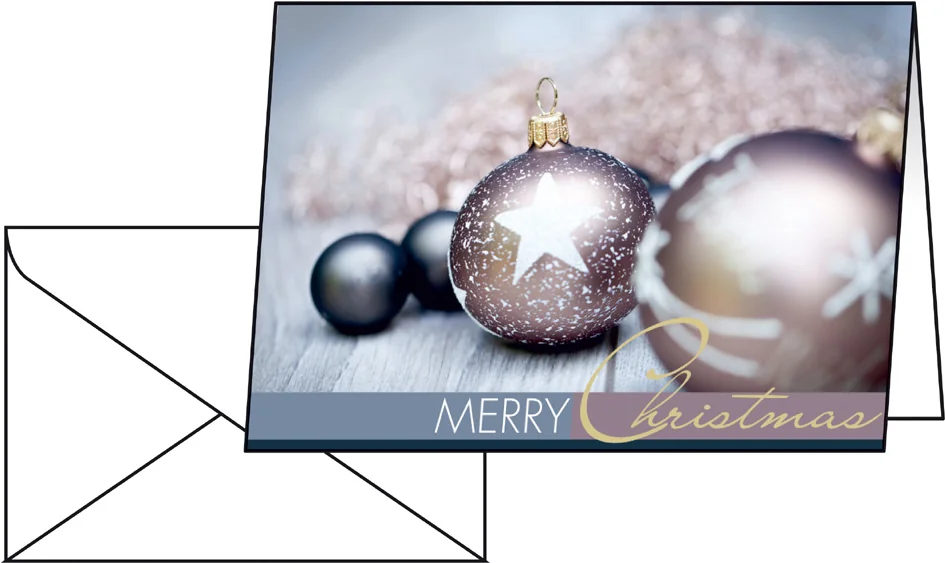 sigel Carte de Noël 'Christmas Wrapping', A6, 250 g/m2 - OEM DS079