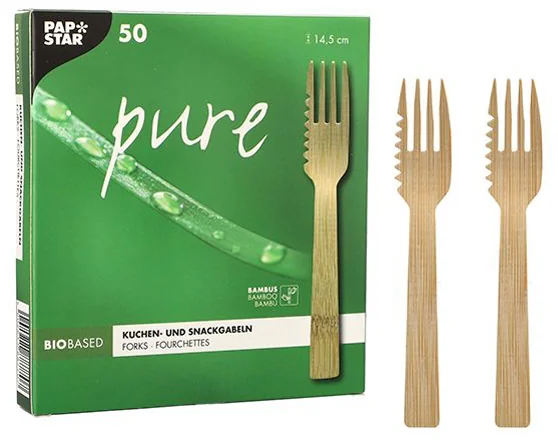PAPSTAR Fourchette à gâteau 'pure', longueur: 145 mm, par 50 - OEM 88770