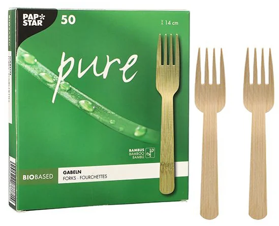 PAPSTAR Fourchette 'pure', longueur: 140 mm, par 50 - OEM 88771