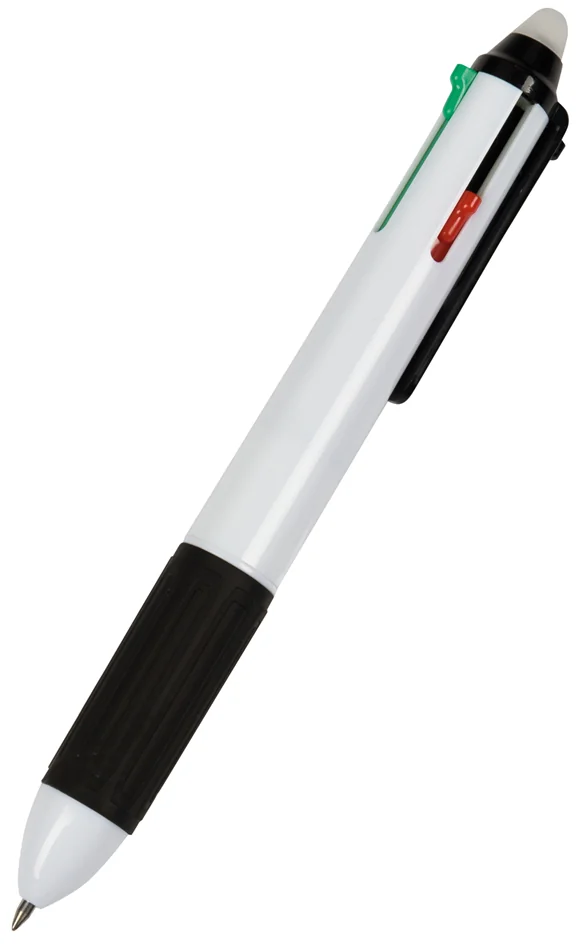 WEDO Stylo à bille à quatre couleurs, effaçable, blanc - OEM 2564400