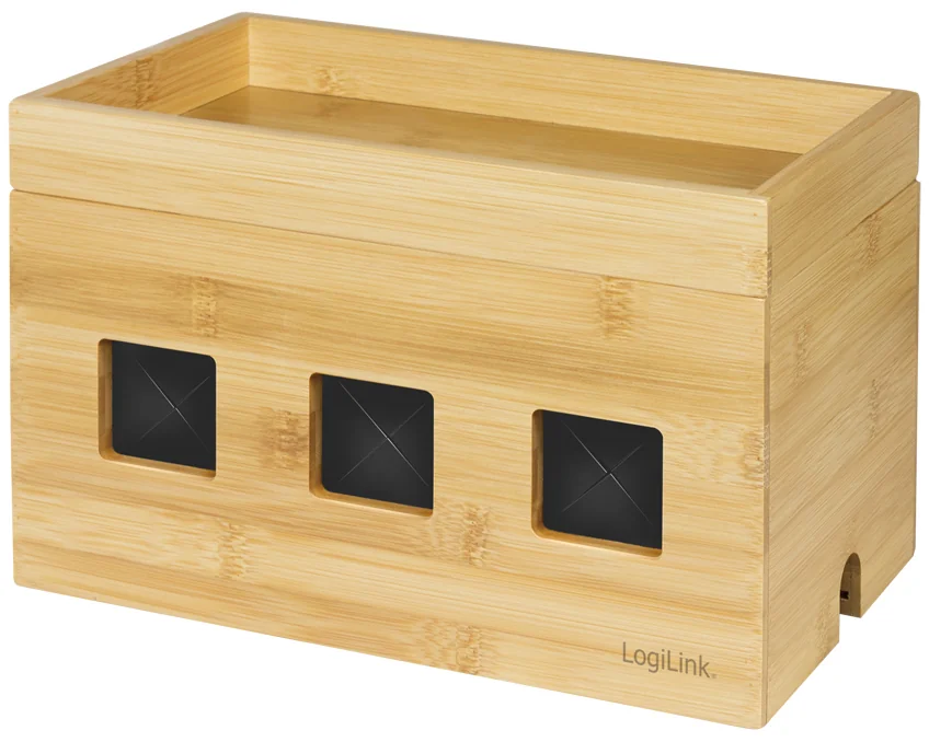 LogiLink Boîte à câbles, en bambou - OEM KAB0076