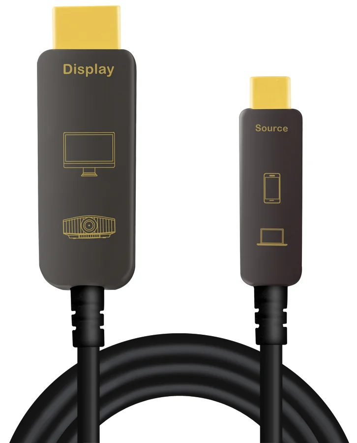 LogiLink Câble de fibre optique hybride USB-C AOC, 10 m - OEM CUF0100