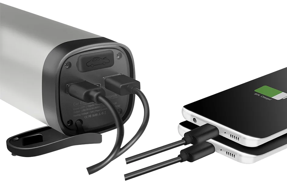 LogiLink Batterie externe, 10.000 mAh, démarreur voiture - OEM PA0266