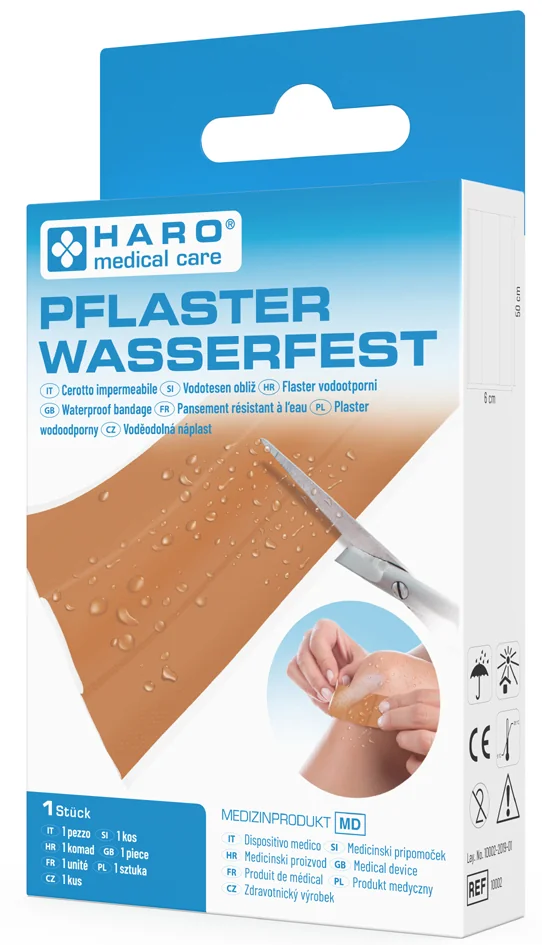 HARO Pansement résistant à l'eau, 500 x 60 m, beige - OEM 10002
