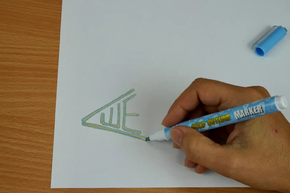 WEDO Marqueur créatif GOLD + OUTLINE, étui de 6 - OEM 252 700699