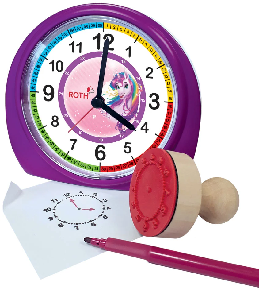 ROTH Réveil pour enfants & tampon, kit 'Licorne' - OEM 89270