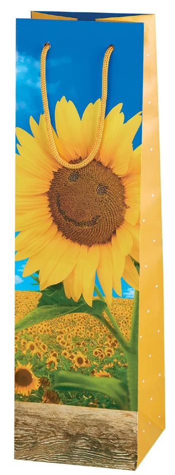 SUSY CARD Sac cadeau pour bouteille 'Sunflower Smile' - OEM 40047003