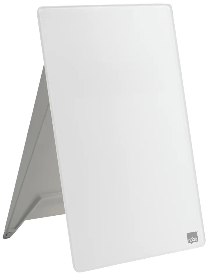 nobo Chevalet de bureau en verre, A4, blanc - OEM 1905173