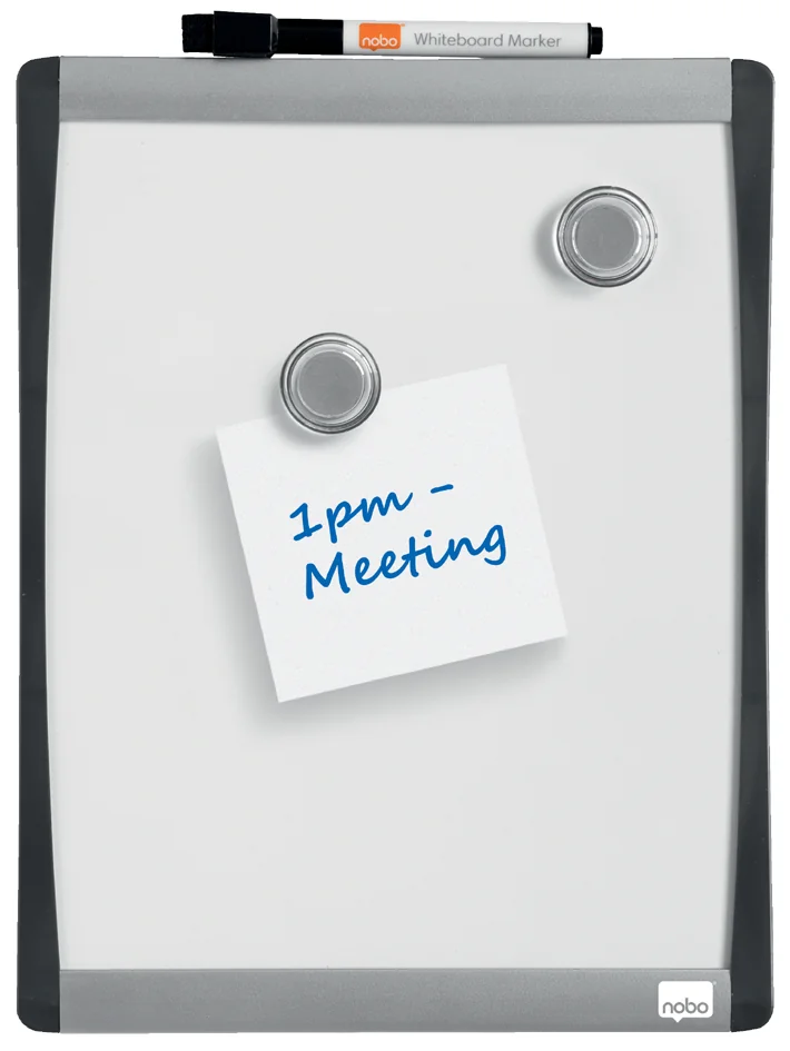 nobo Tableau blanc mural à cadre incurvé, (L)280 x (H)335 mm - OEM 1903779