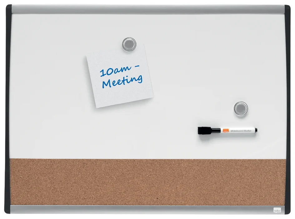 nobo Tableau combiné avec cadre arqué, (l)585 x (H)430 mm - OEM 1903810
