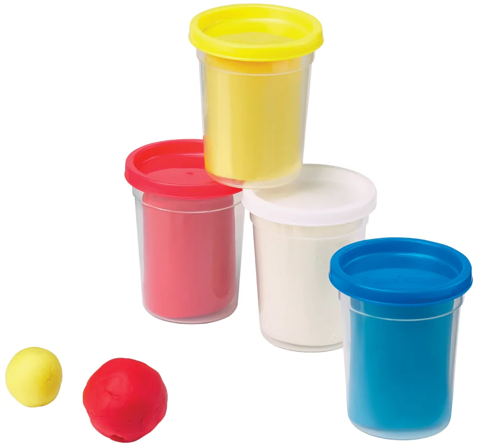 Maped Creativ Pâte à modeler, 4 couleurs fantaisie, 456 g - OEM 907201