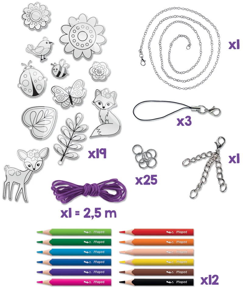 Maped Creativ Kit bijoux IMAGIN'STYLE avec film rétractable - OEM 907400