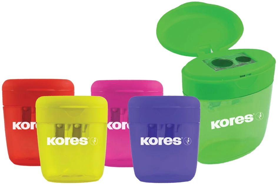 Kores Taille-crayons double DEPOSITO, assorti - OEM SP35810