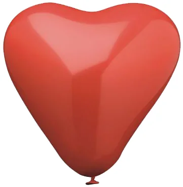 PAPSTAR Ballon de baudruche 'Heart', petit, rouge - OEM 19320