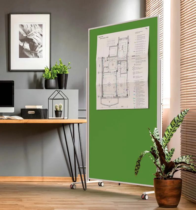 magnetoplan Tableau de présentation design VarioPin, bleu - OEM 1181114