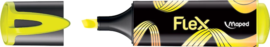 Maped Surligneur FLEX, pointe flexible, jaune - OEM 740301