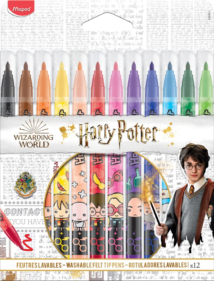 Maped Feutre HARRY POTTER, étui carton de 12 - OEM 845407