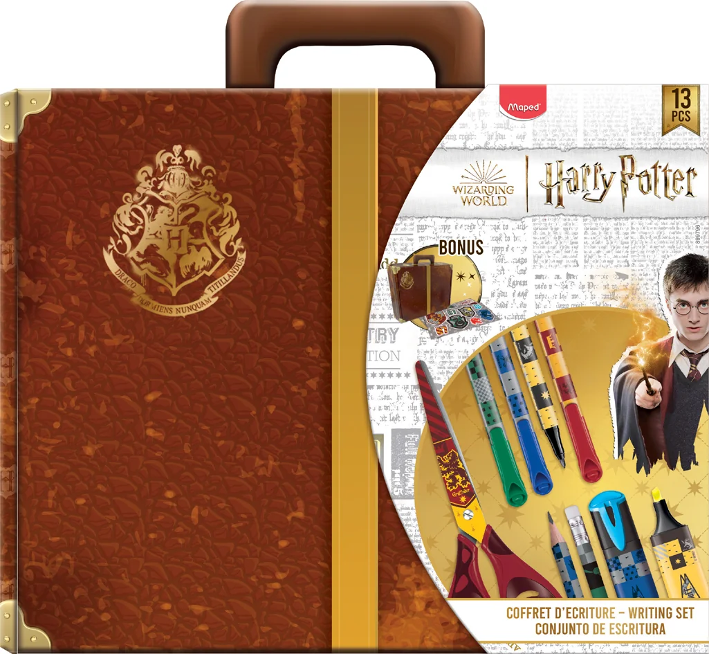 Maped Kit de dessin HARRY POTTER, 13 pièces, mallette - OEM 899798