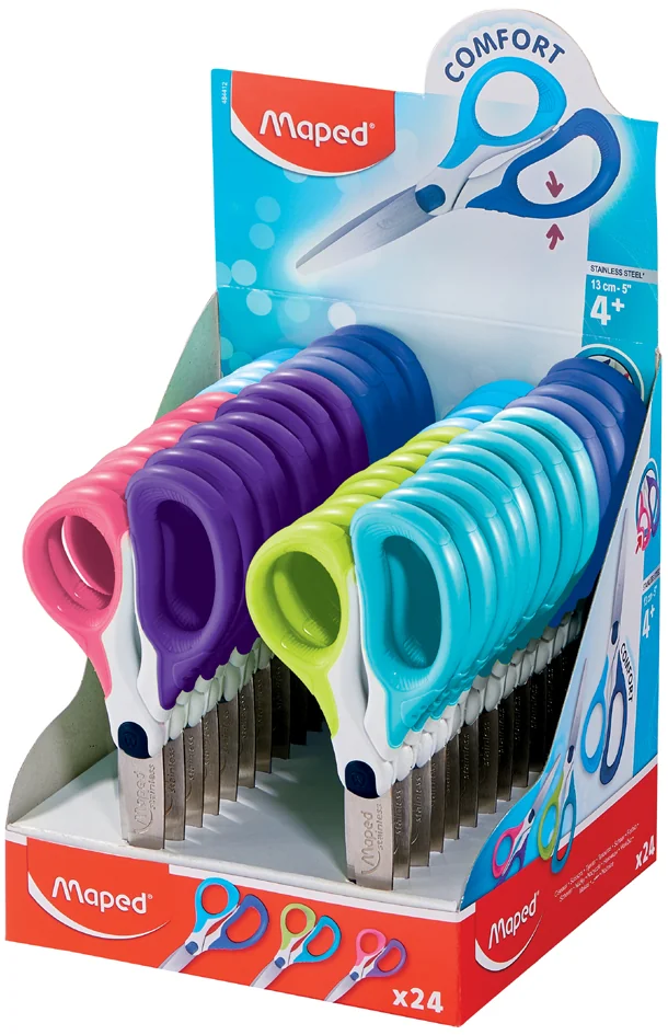 Maped Ciseaux de bricolage Sensoft, longueur: 130 mm - lot de 24 - OEM 484412