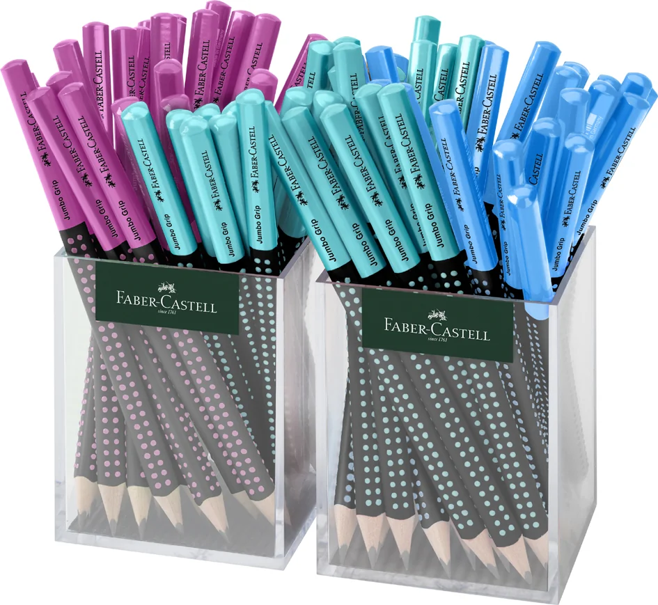 FABER-CASTELL Crayon graphite Jumbo GRIP TWO TONE, carquois - OEM 511920
