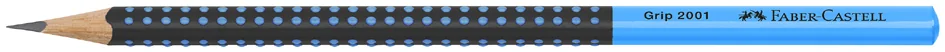 FABER-CASTELL Crayon graphite GRIP 2001 TWO TONE, turquoise - OEM 517012