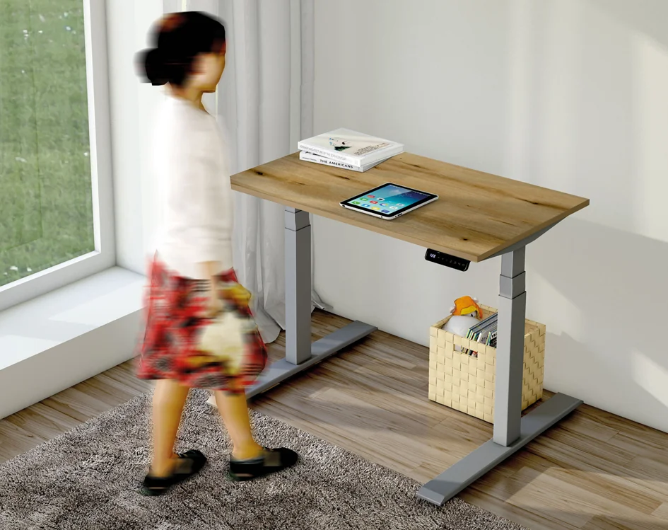 kerkmann Bureau assis-debout Smart Office, blanc/argent - OEM 10188510 – Image 6