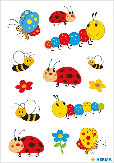 HERMA Autocollants DECOR 'Abeilles rigolotes' - OEM 3569