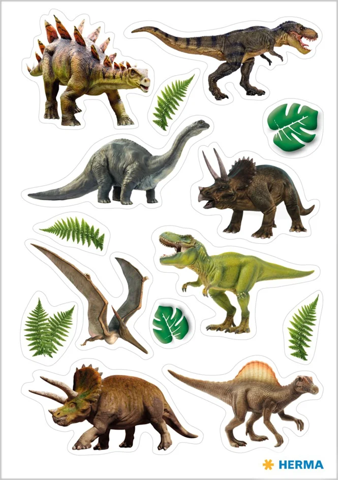 HERMA Sticker DECOR 'Dinasores', en papier - OEM 15480