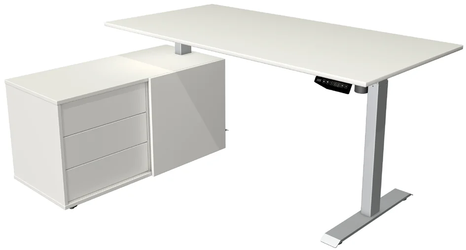kerkmann Poste de travail complet Move 1, gris clair - OEM 10221011
