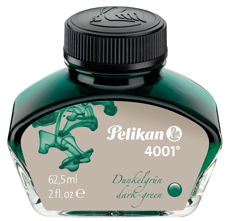 Pelikan Encre 4001 dans un flacon en verre, vert foncé - OEM 300004042