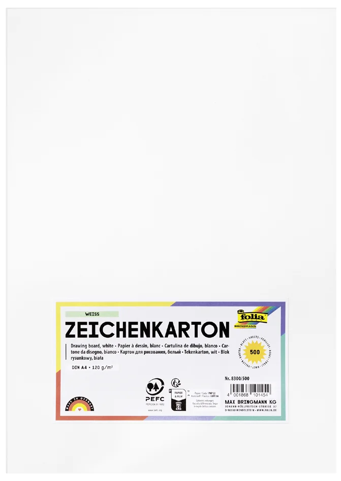 folia Papier à dessin, A4, 120 g/m2, blanc - OEM 8300