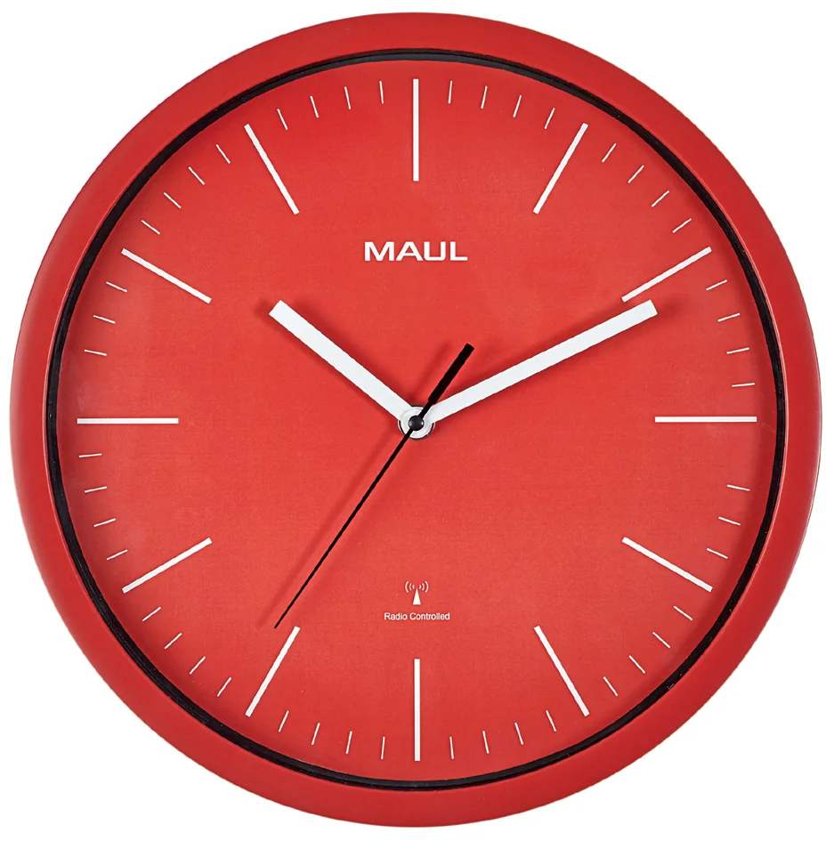 MAUL Horloge murale MAULjumb, diamètre: 305 mm, rouge - OEM 9053425