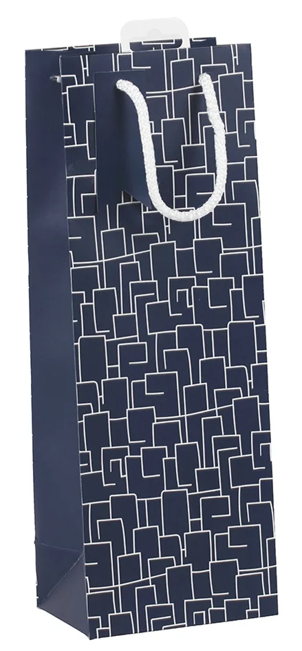 Clairefontaine Sac cadeau pour bouteille 'Men in blue' - OEM 30615-4C