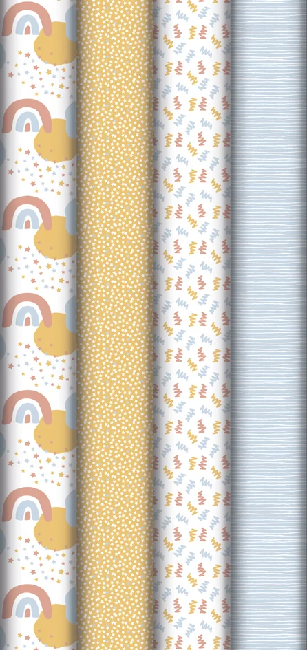 Clairefontaine Papier cadeau 'Welcome', en présentoir - lot de 30 - OEM 202081C