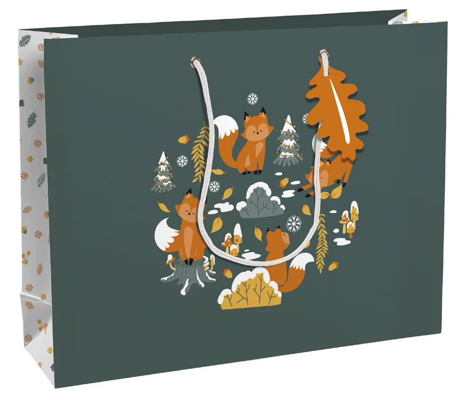 Clairefontaine Sac cadeau de Noël 'Fox', large - OEM X-30870-2C