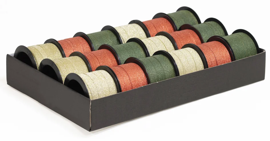 Clairefontaine Bolduc sur bobine 'Fantasy', glitter - OEM 612706C