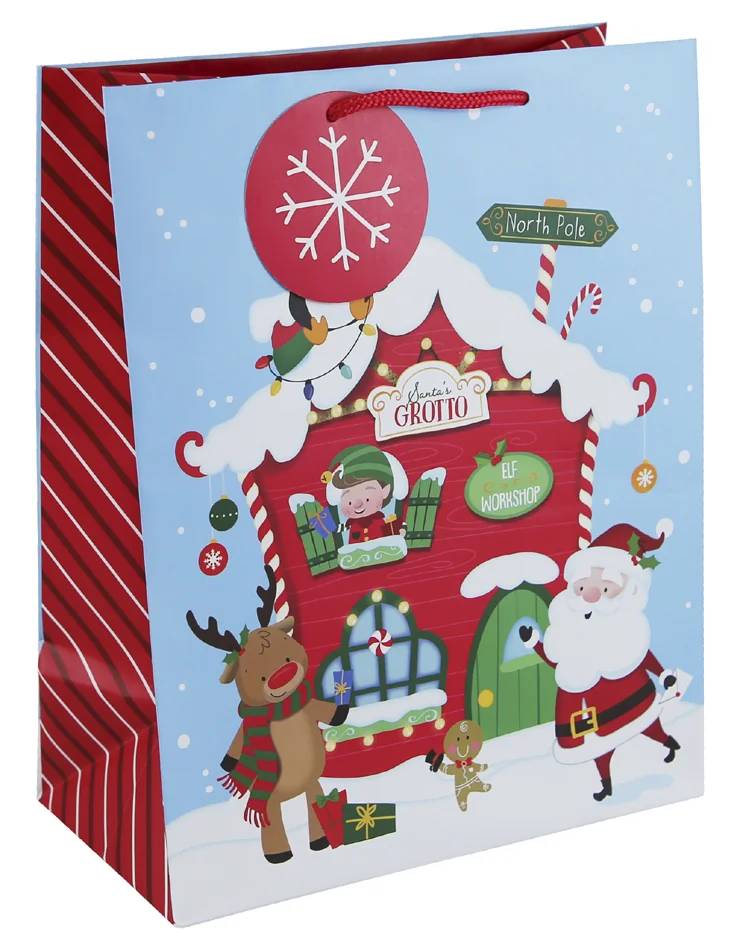Clairefontaine Sac cadeau de Noël 'Maison pain d'épices' - OEM X-31211-2C