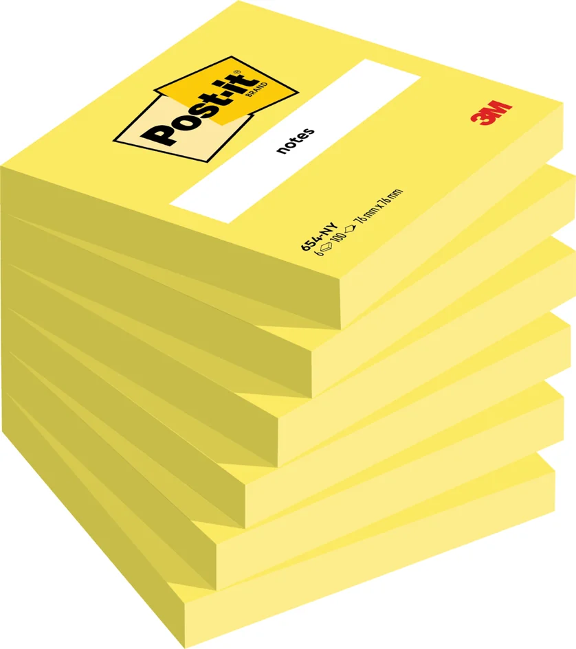 Post-it Bloc-note adhésif, 76 x 76 mm, vert - OEM 654NGR – Image 3