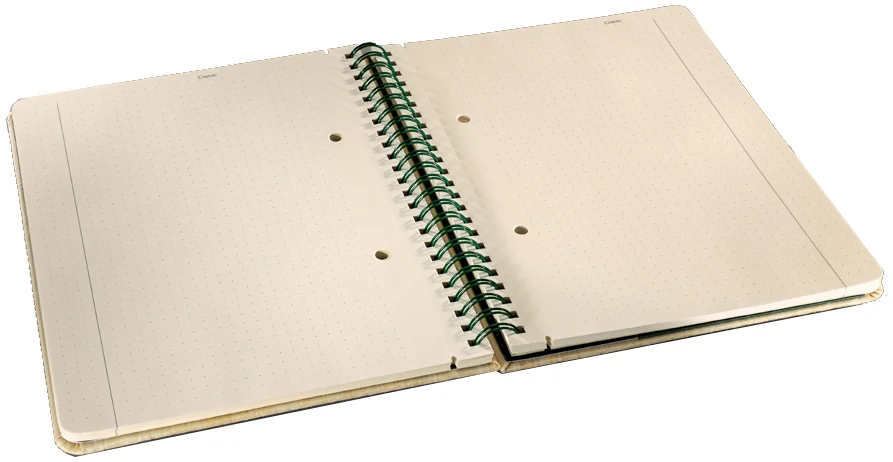 sigel Cahier à spirale Edition Conceptum Nature, A5, bois - OEM CO675