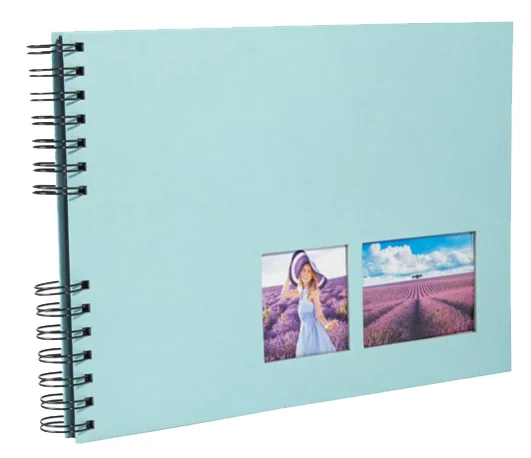 EXACOMPTA Album photos à spirales MILANO 320 x 220 mm,violet - OEM 15005E