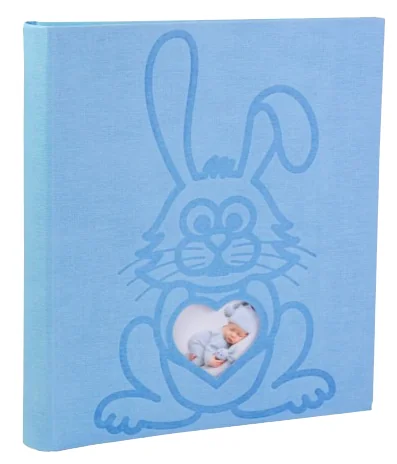 EXACOMPTA Album photos livre LAPIN TEDDY, 290 x 320 mm, rose - OEM 16564E