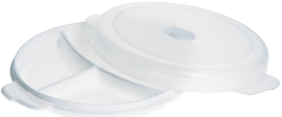 plast team Assiette à micro-ondes Micro, 3 compartiments - OEM 31050800