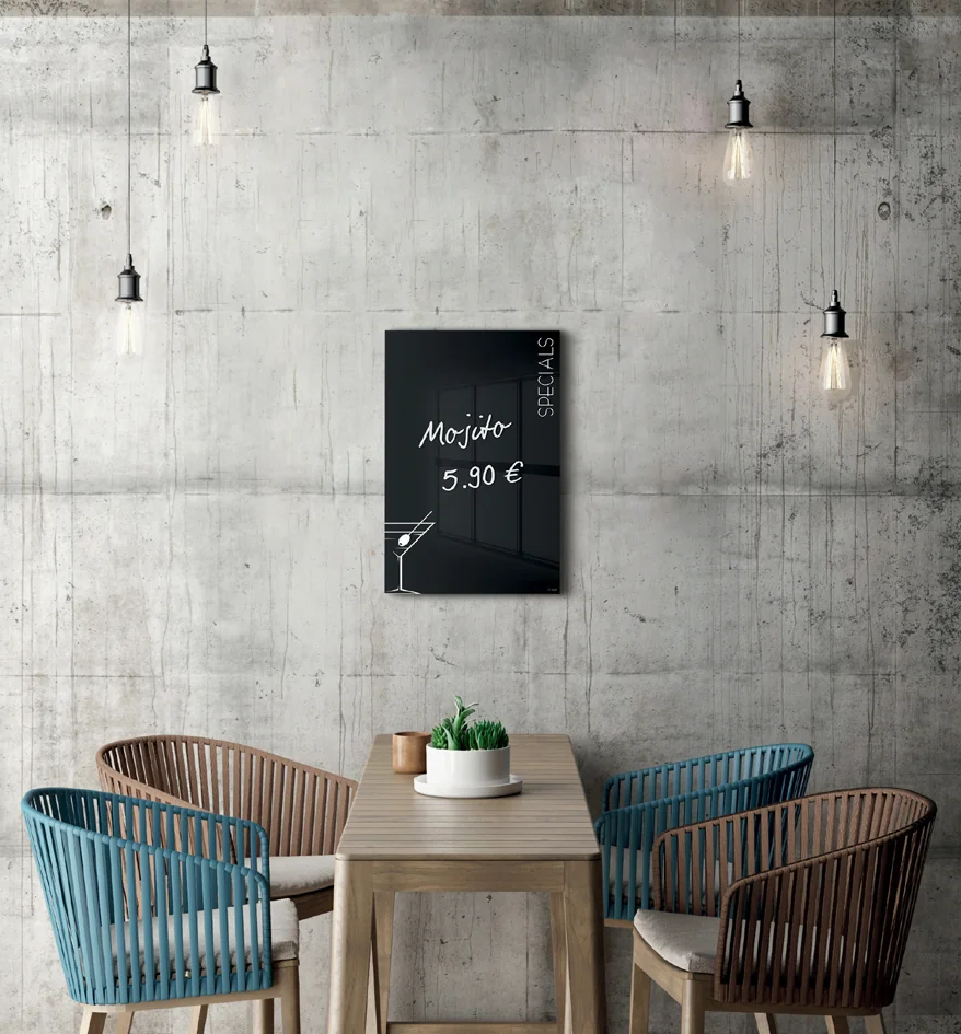 sigel Tableau magnétique en verre artverum Cocktail - OEM GL296
